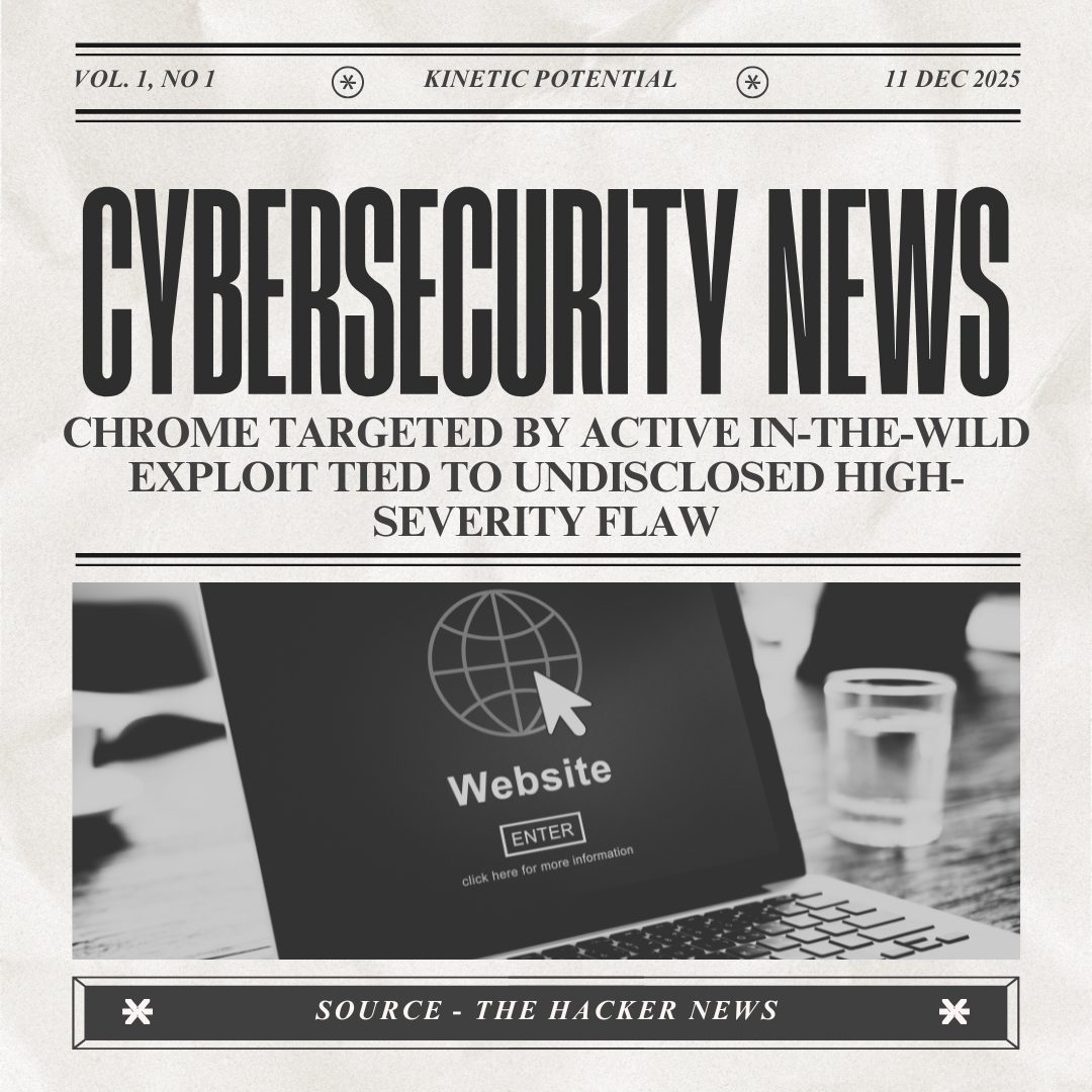 Cybersecurity News Kinetic Potential