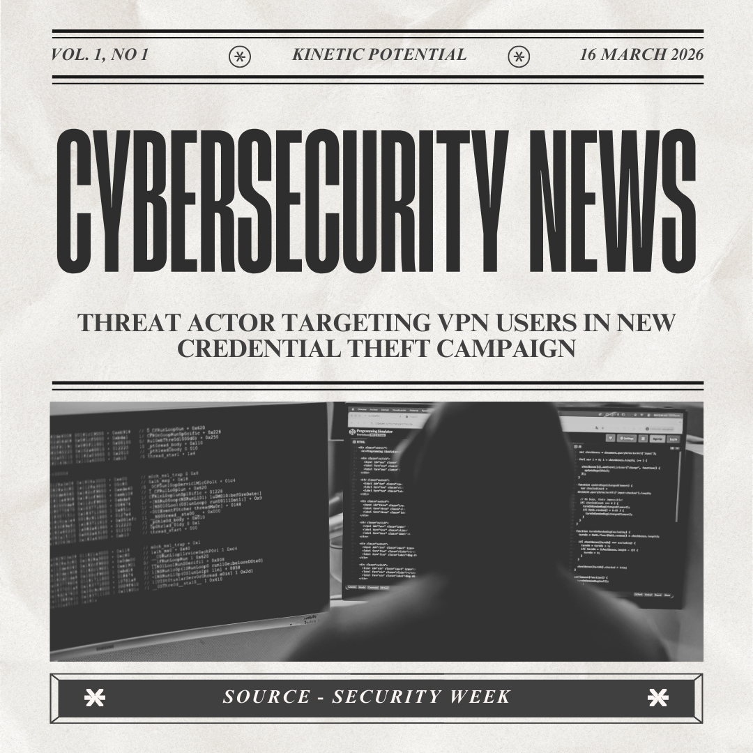 Cybersecurity News Kinetic Potential