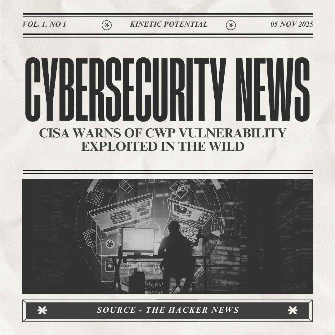 Cybersecurity News Kinetic Potential