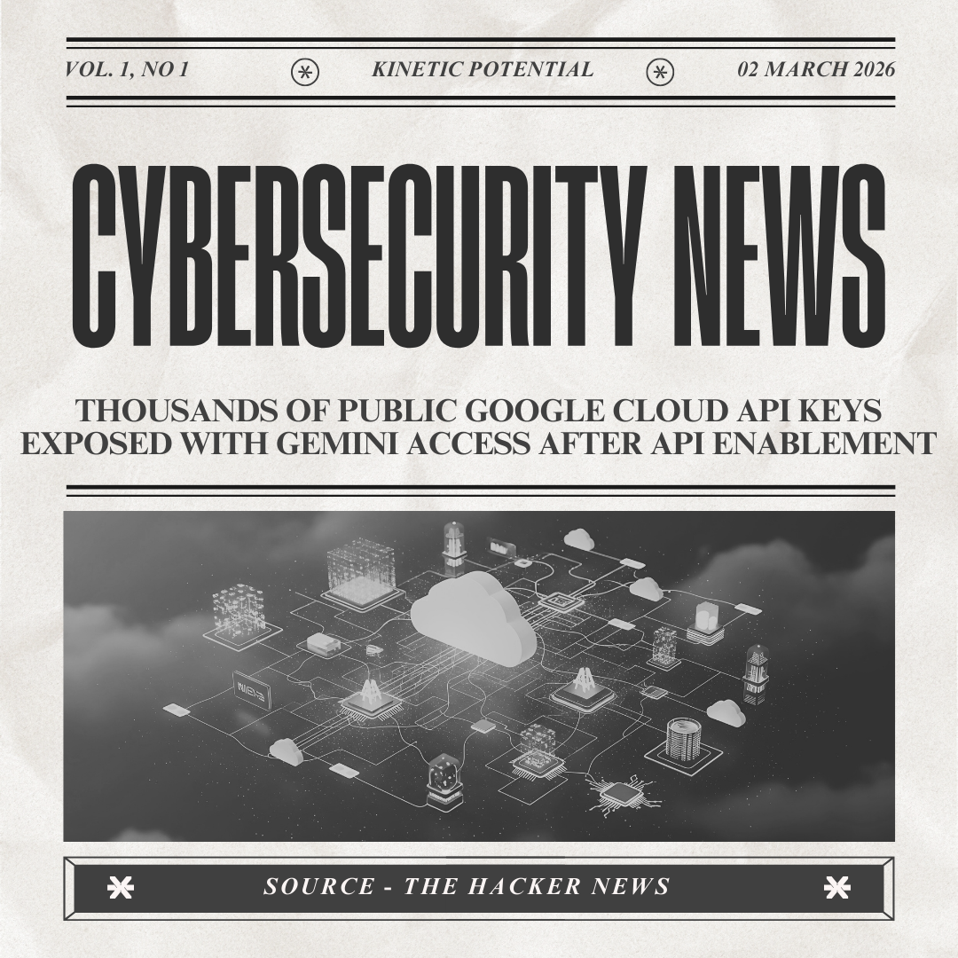 Cybersecurity News Kinetic Potential