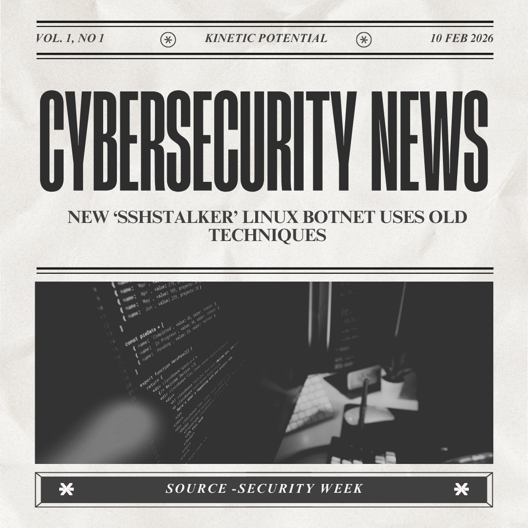 Cybersecurity News Kinetic Potential
