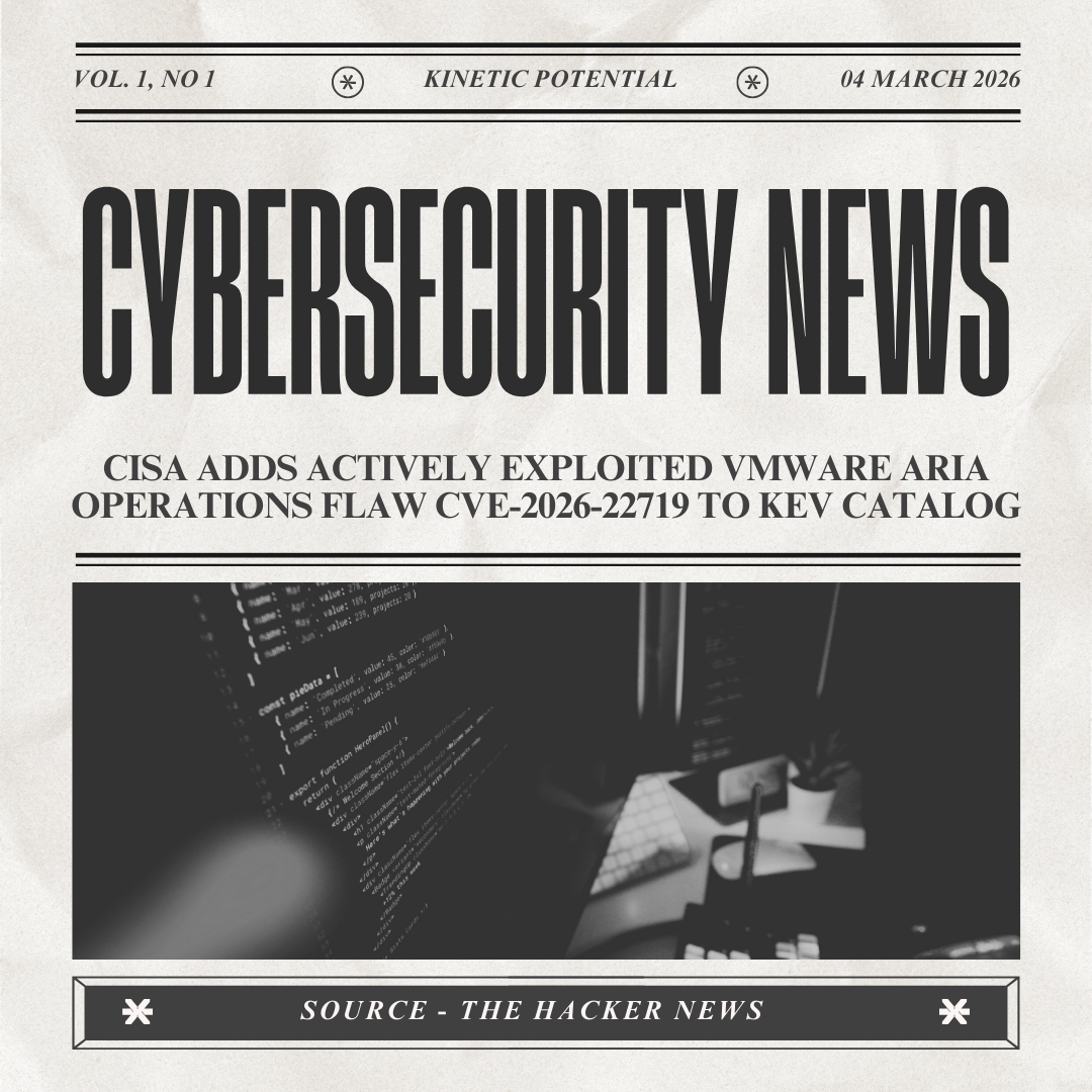 Cybersecurity News Kinetic Potential
