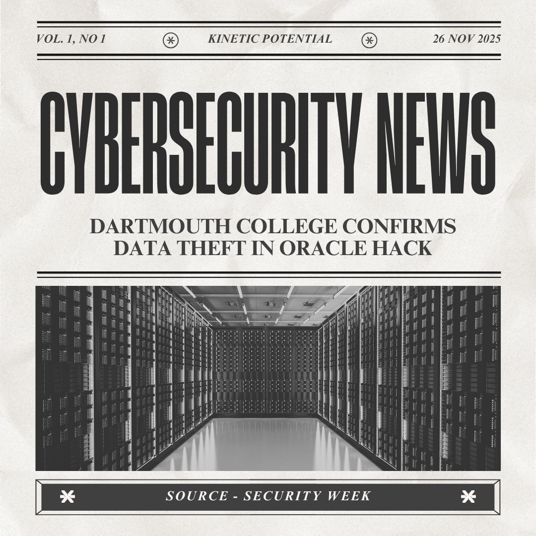 Cybersecurity News Kinetic Potential