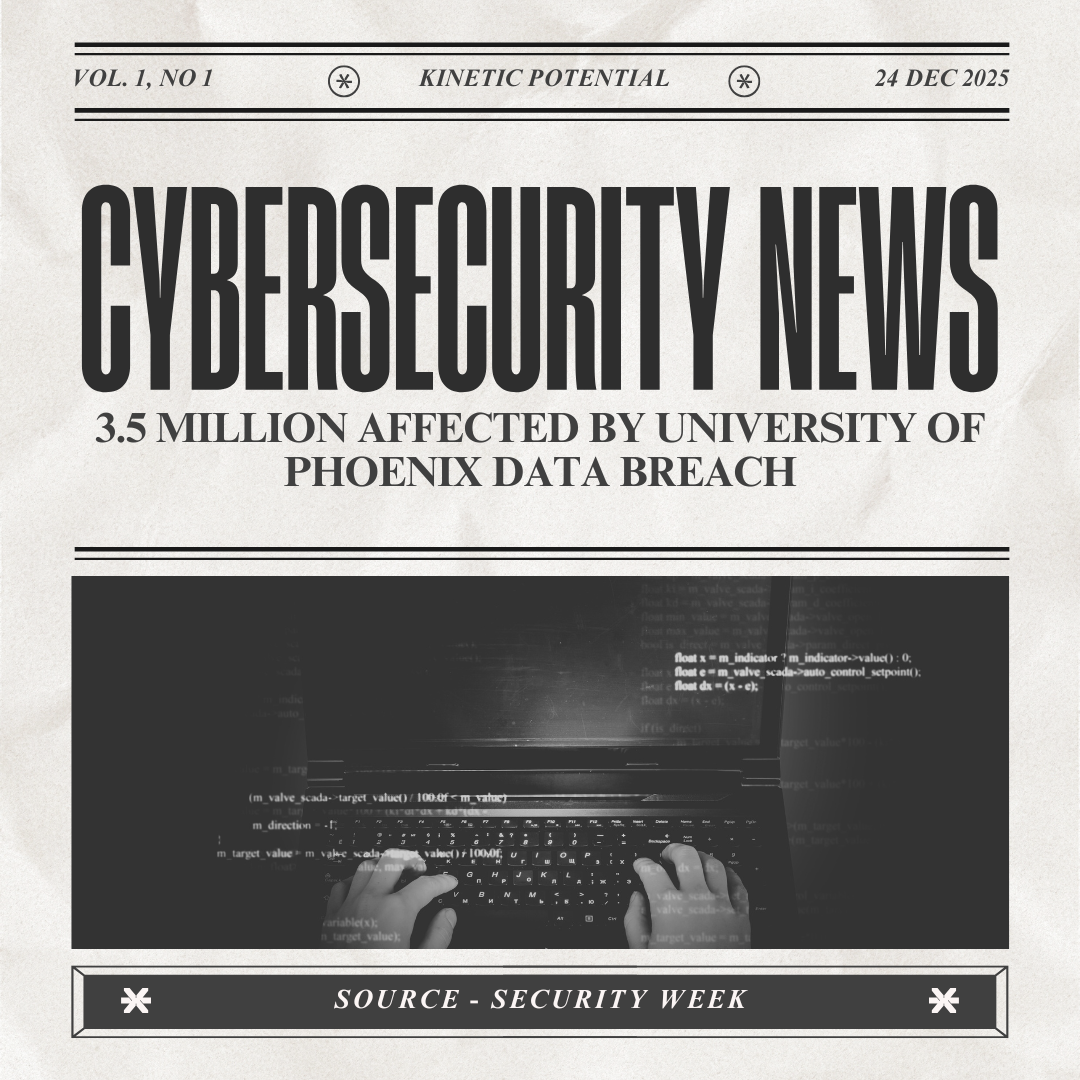 Cybersecurity News Kinetic Potential