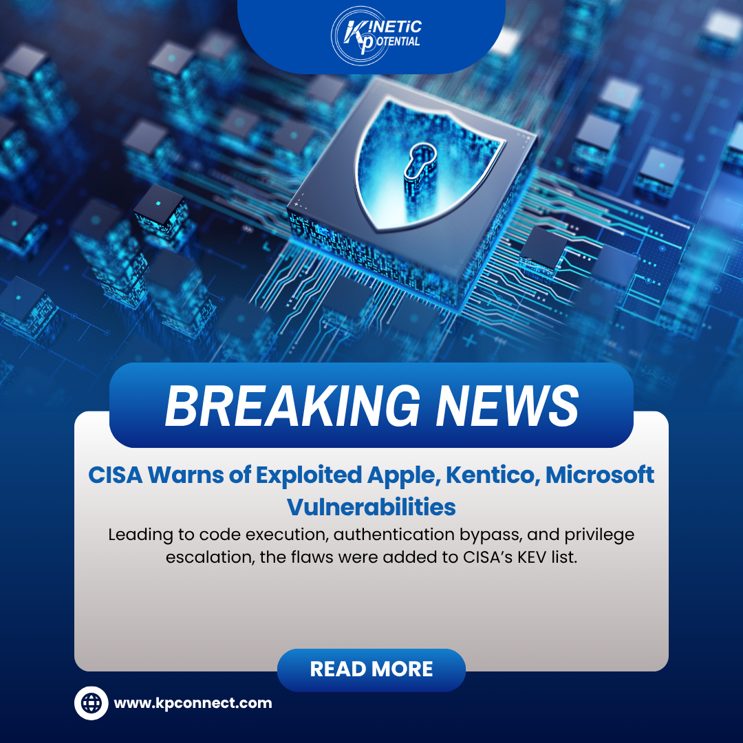 Cybersecurity News Kinetic Potential