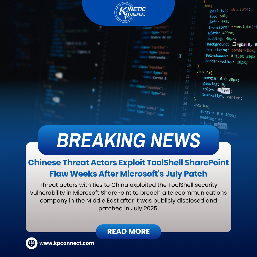 Cybersecurity News Kinetic Potential