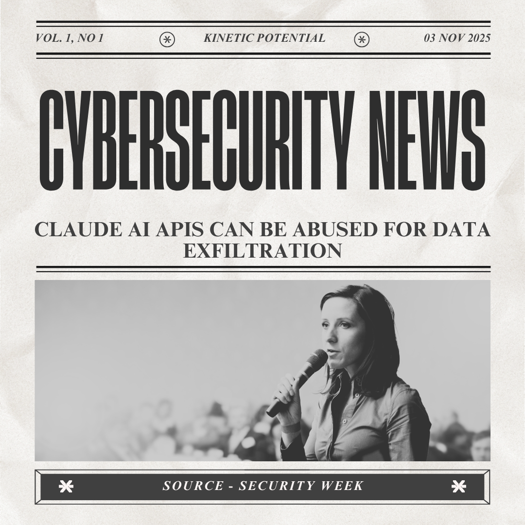 Cybersecurity News Kinetic Potential