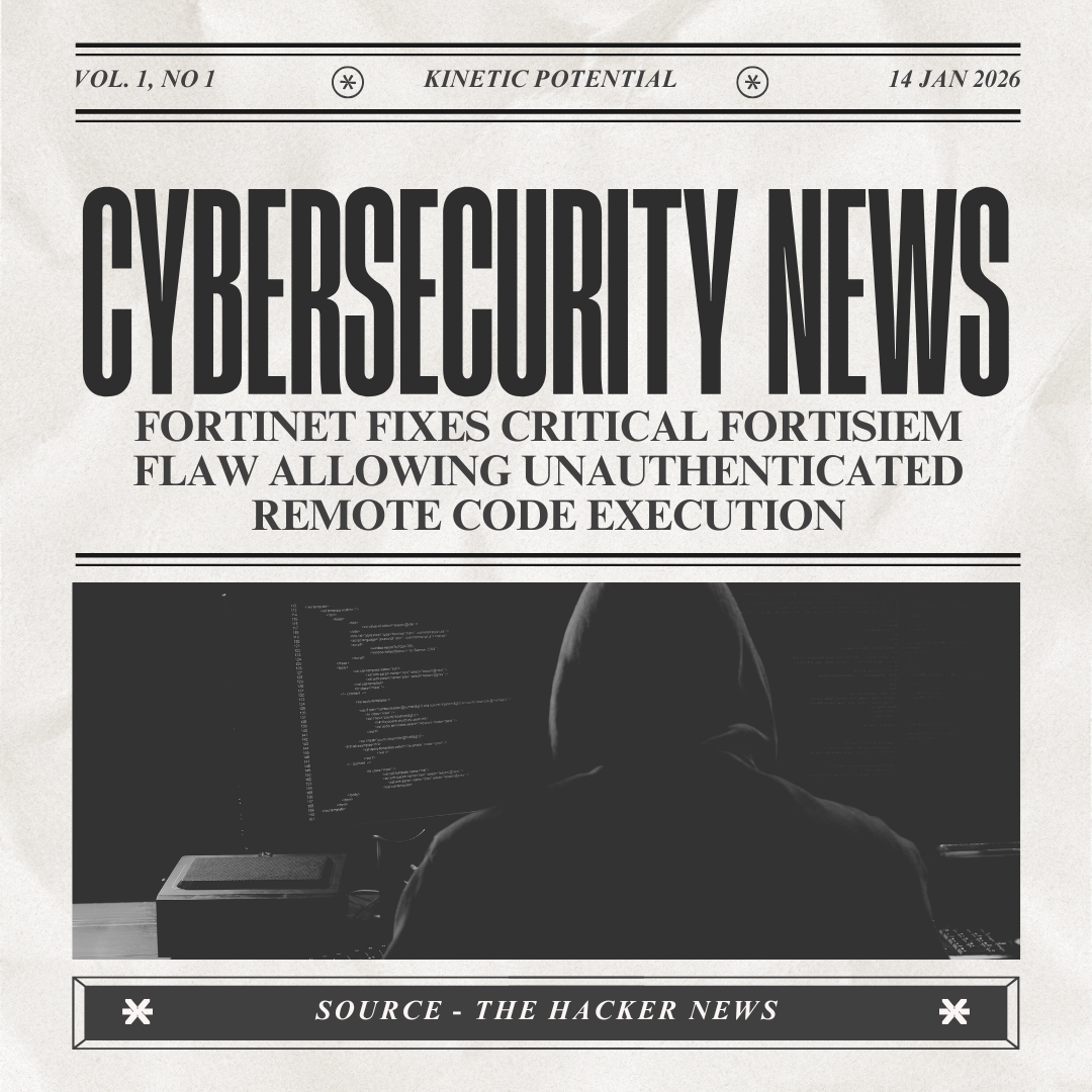 Cybersecurity News Kinetic Potential